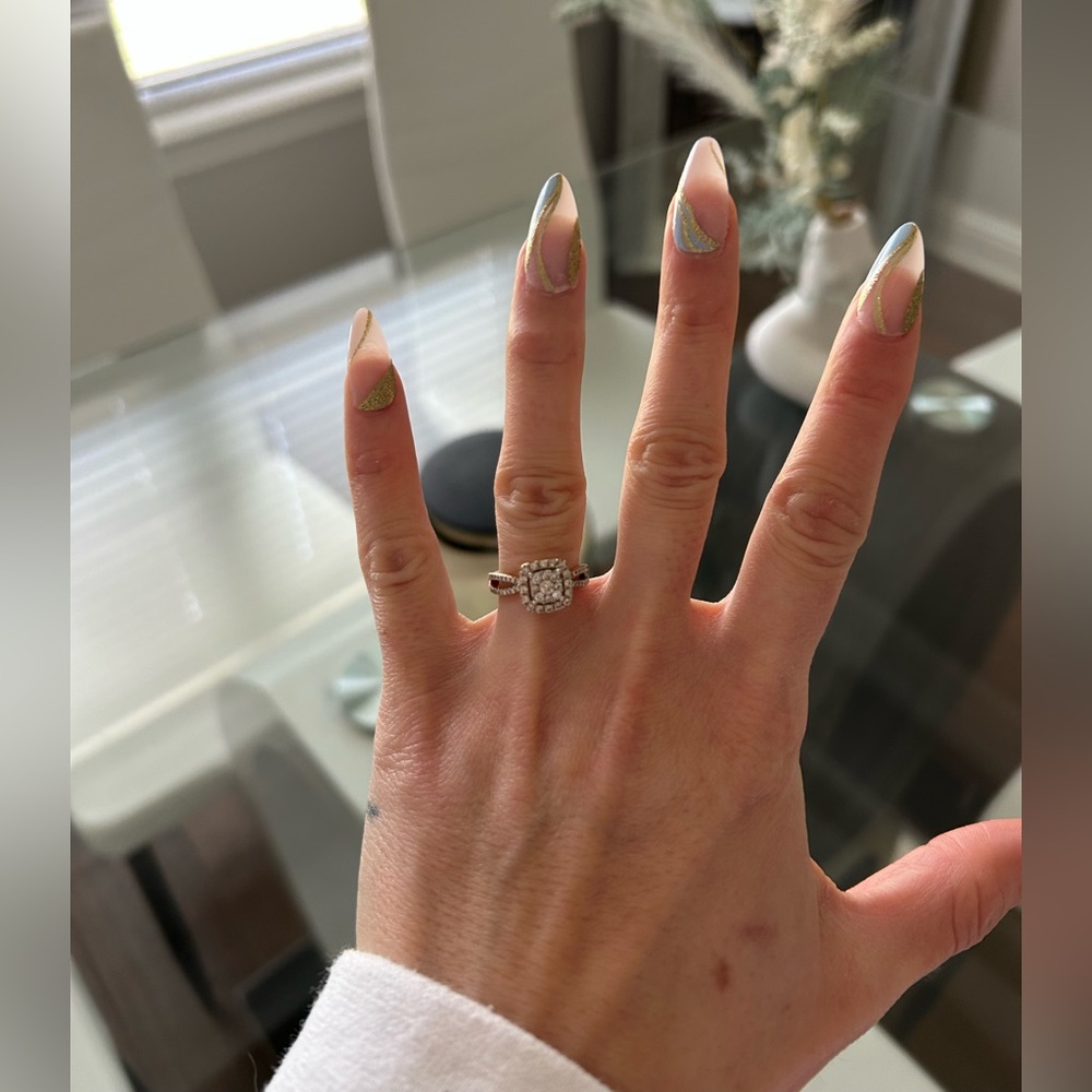 rose gold diamond ring